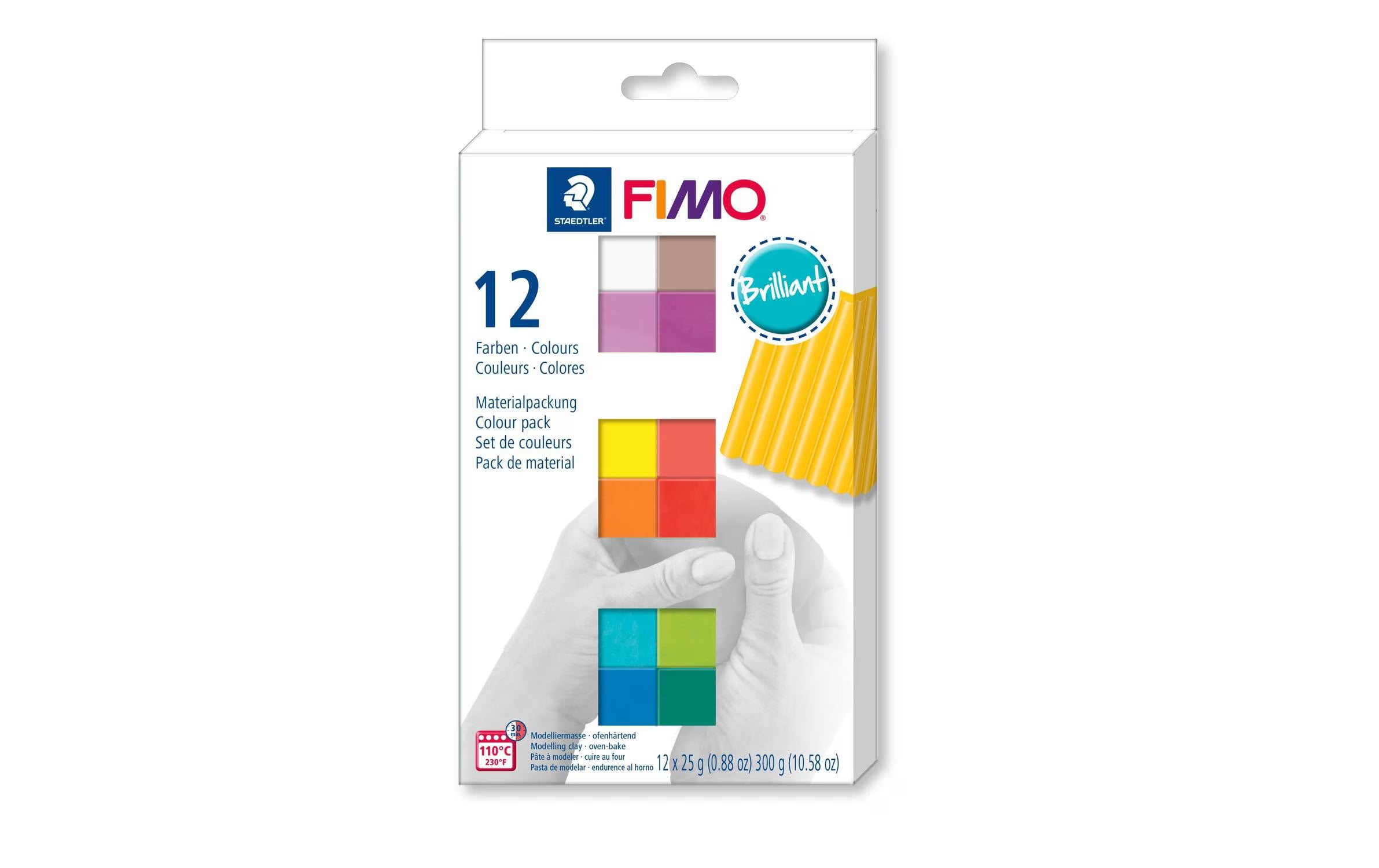 FIMO Soft Modelliermasse Set 12 x 25 g