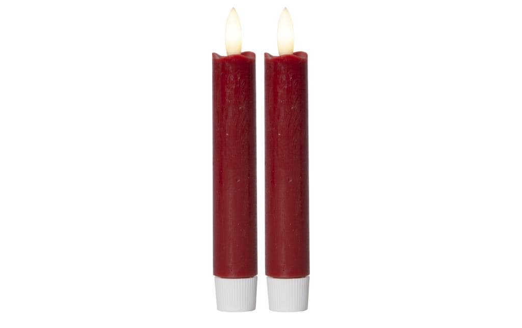 Star Trading LED Dinner Kerze Flamme 2er