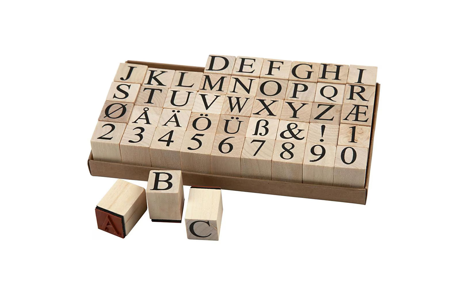 Creativ Company Stempel Buchstaben Zahlen