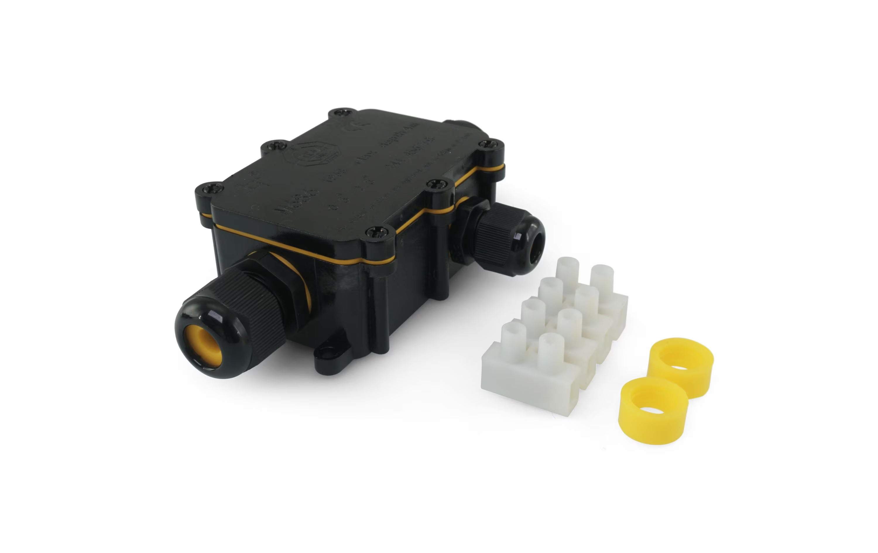 Alpha El. AP-Abzweigdose nass IP68, schwarz