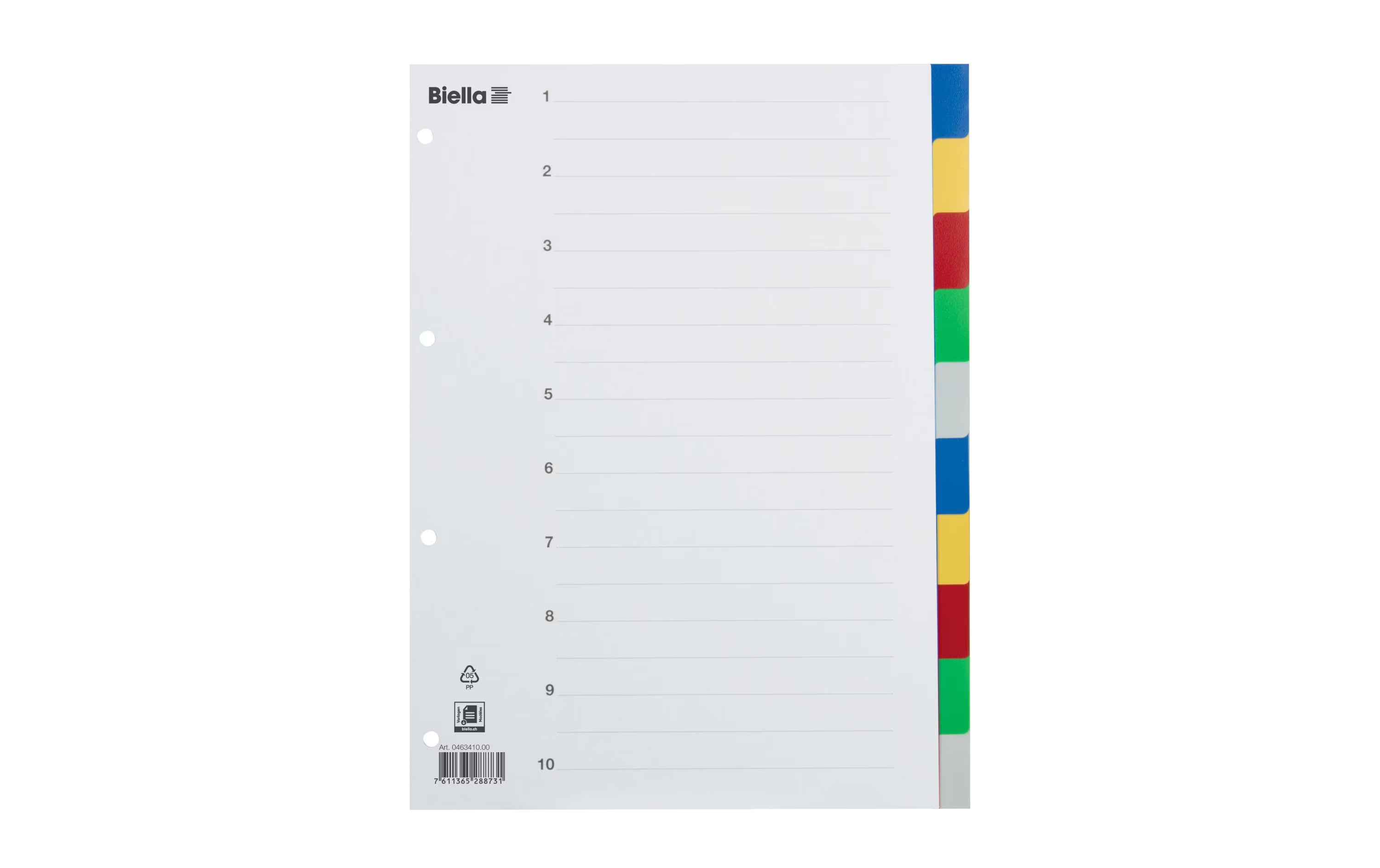 Biella Register A4 PP