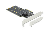 DeLock 3x SATA, 3x M.2 PCI-Ex2 Kontroller