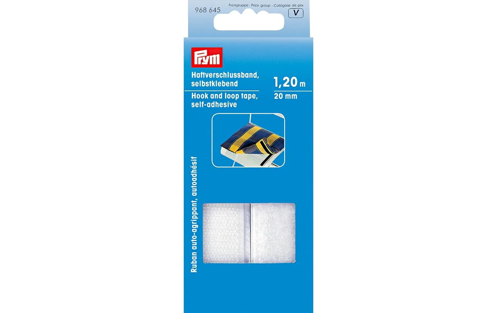 Prym Haftverschlussband, weiss