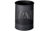 Durable Papierkorb Metall rund anthrazit