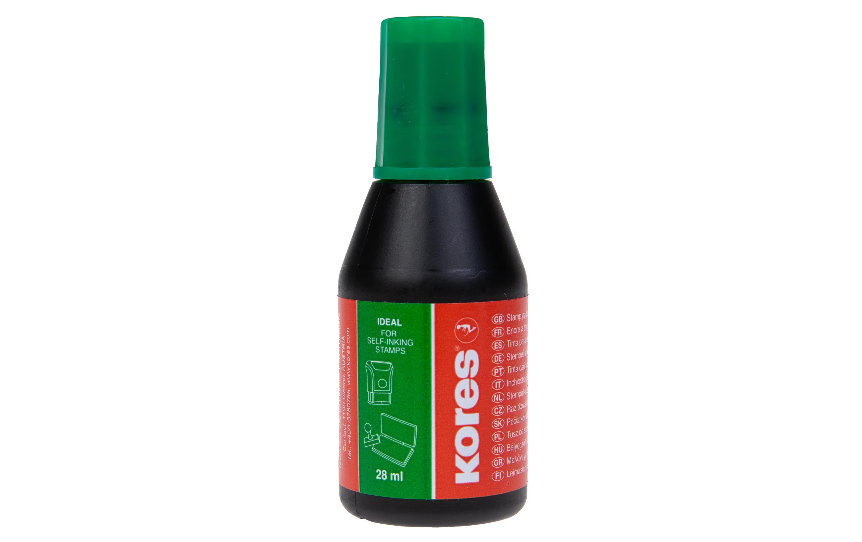 Kores, Stempelfarbe 28 ml, Grün