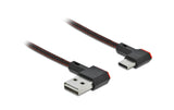 Delock EASY USB2.0-Kabel A-C: 0.5m, schwarz