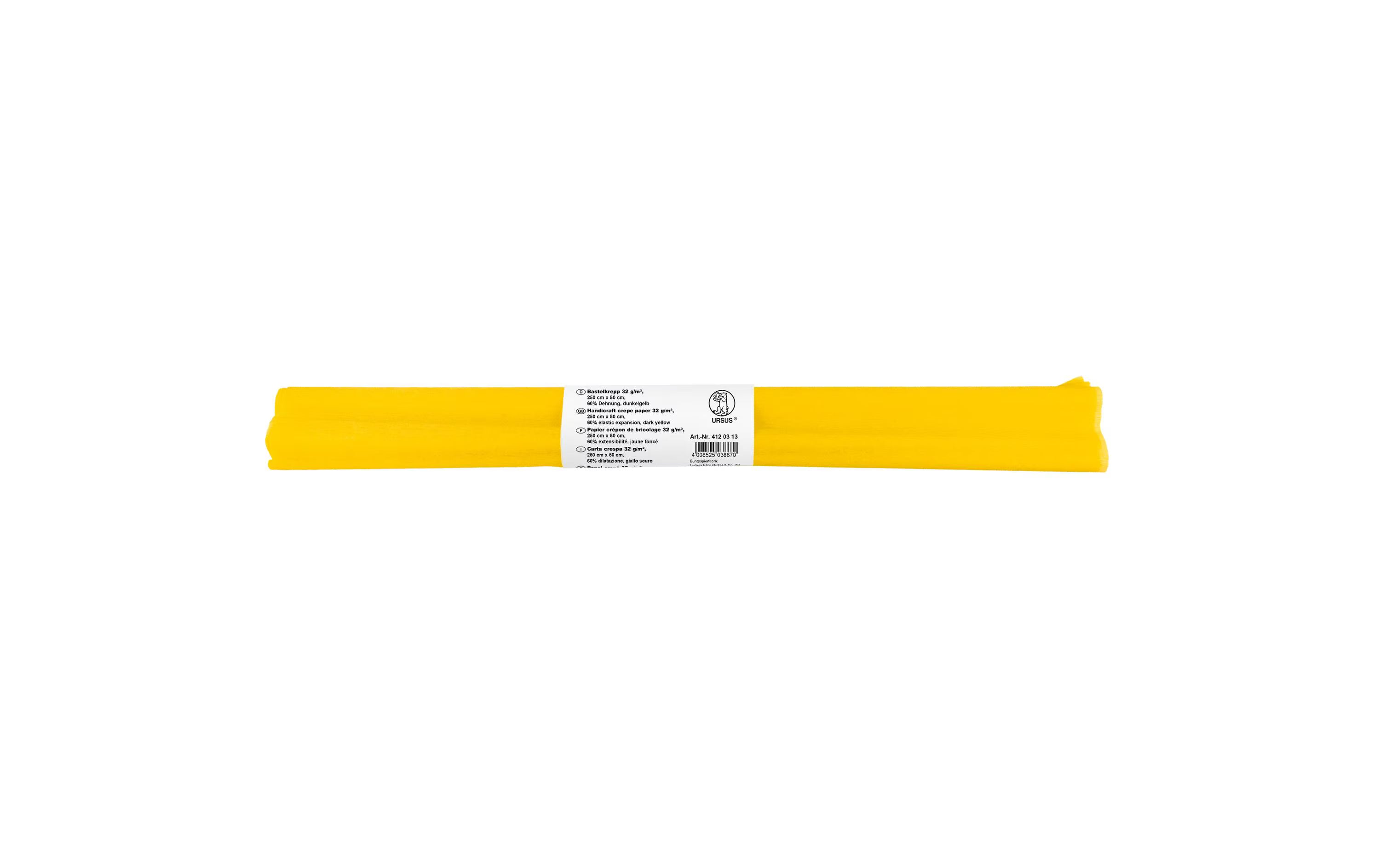 URSUS, Krepppapier 50 cm x 2.5 m, 32 g/m²,