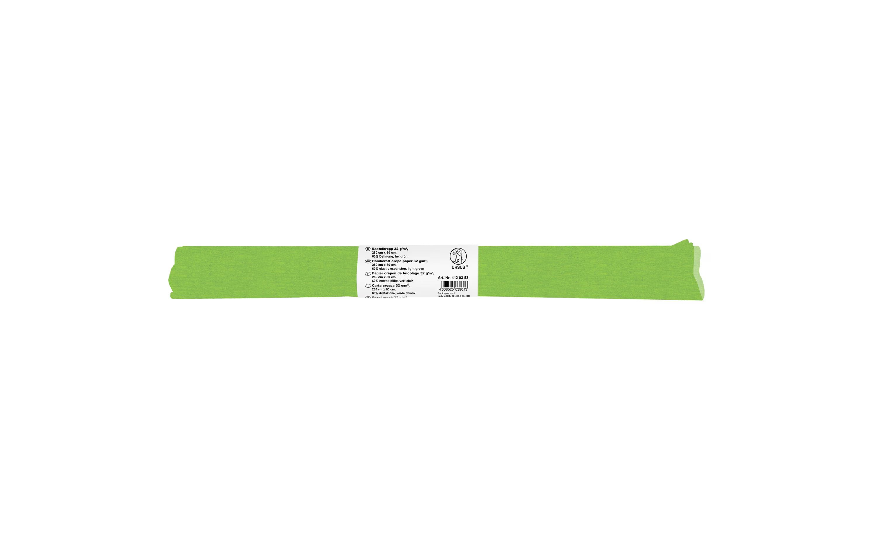 URSUS, Krepppapier 50 cm x 2.5 m, 32 g/m²,