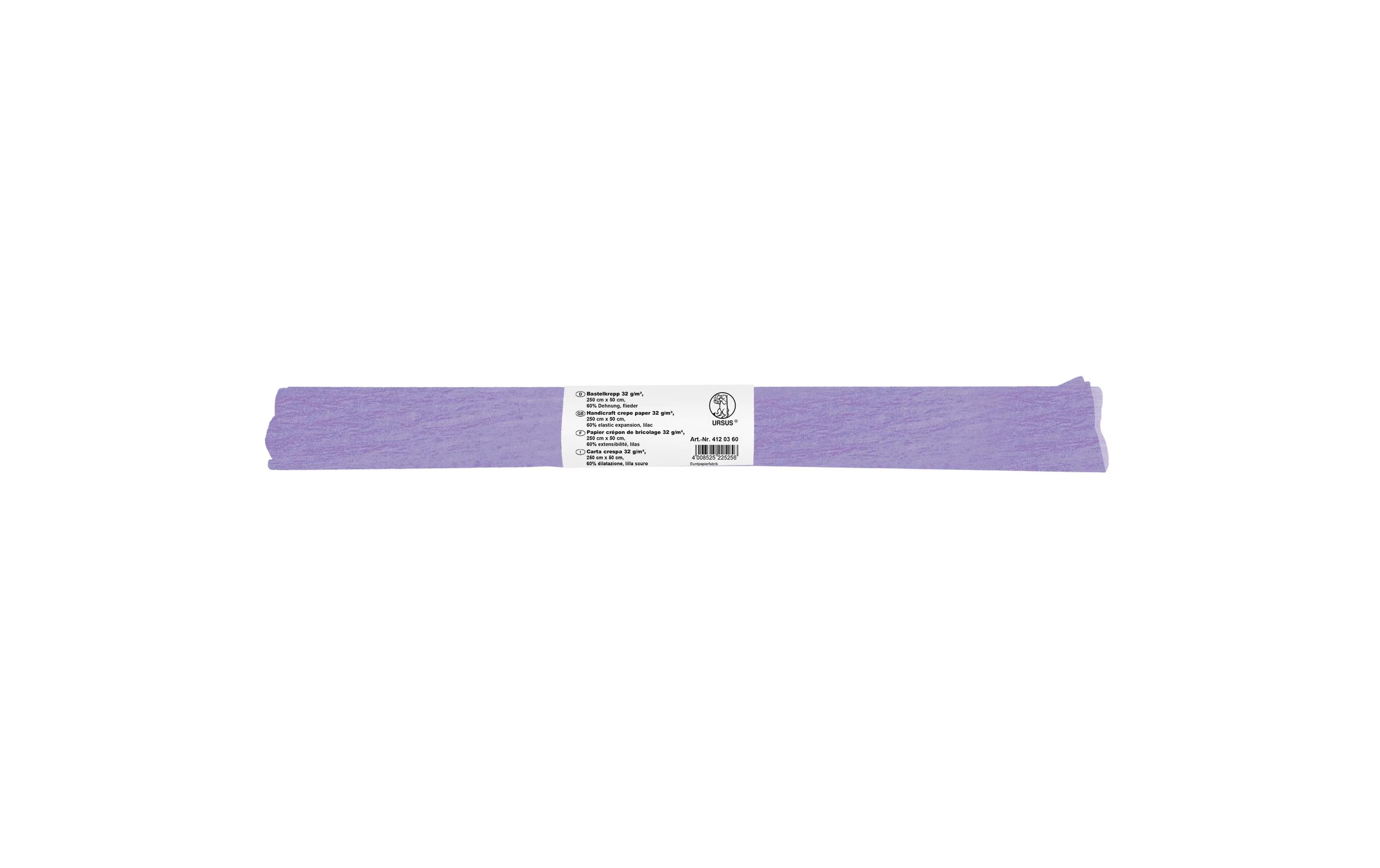 URSUS, Krepppapier 50 cm x 2.5 m, 32 g/m²,