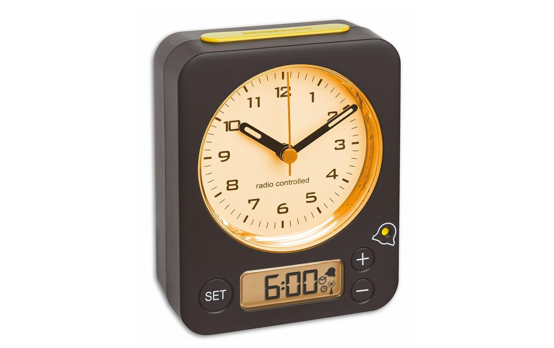 TFA Analoger Funk-Wecker COMBO