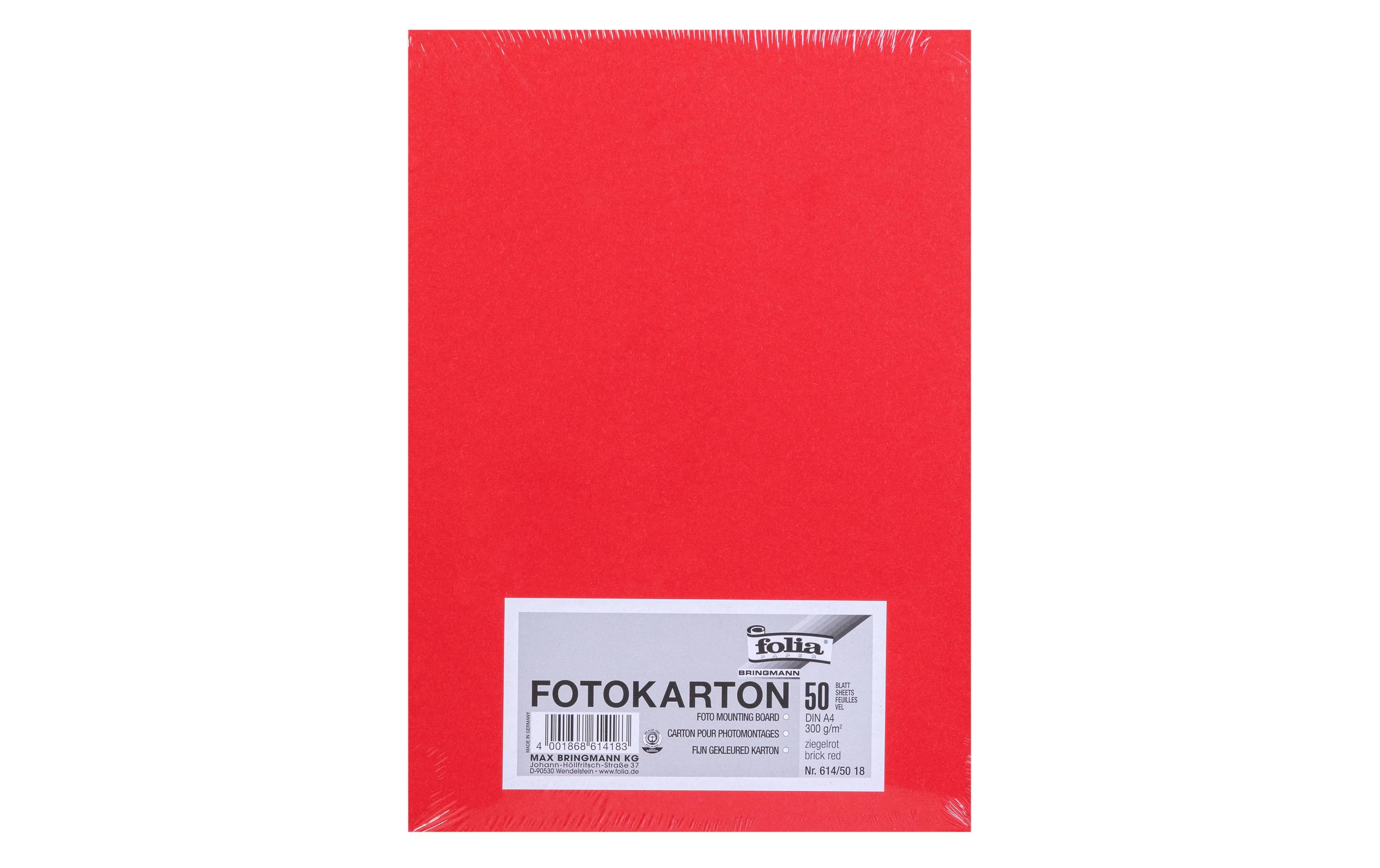 Folia, Fotokarton A4, 300 g/m², 50 Blatt, Z