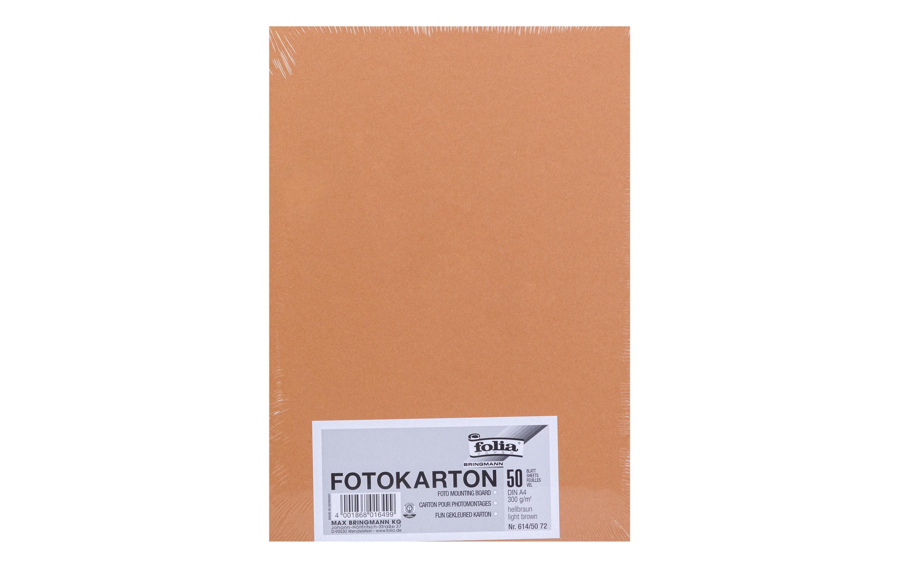 Folia, Fotokarton A4, 300 g/m², 50 Blatt, H