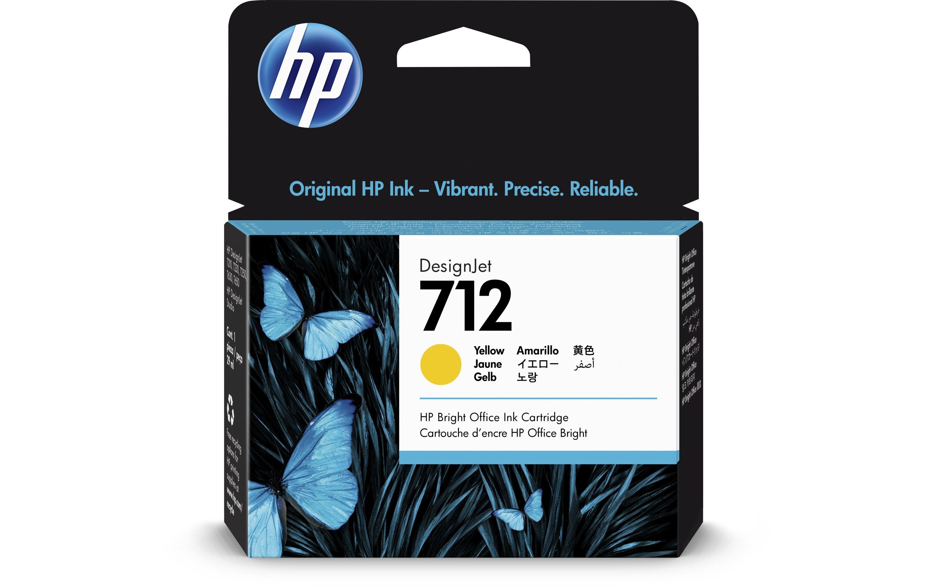 HP, Tinte Nr. 712 (3ED69A) Yellow