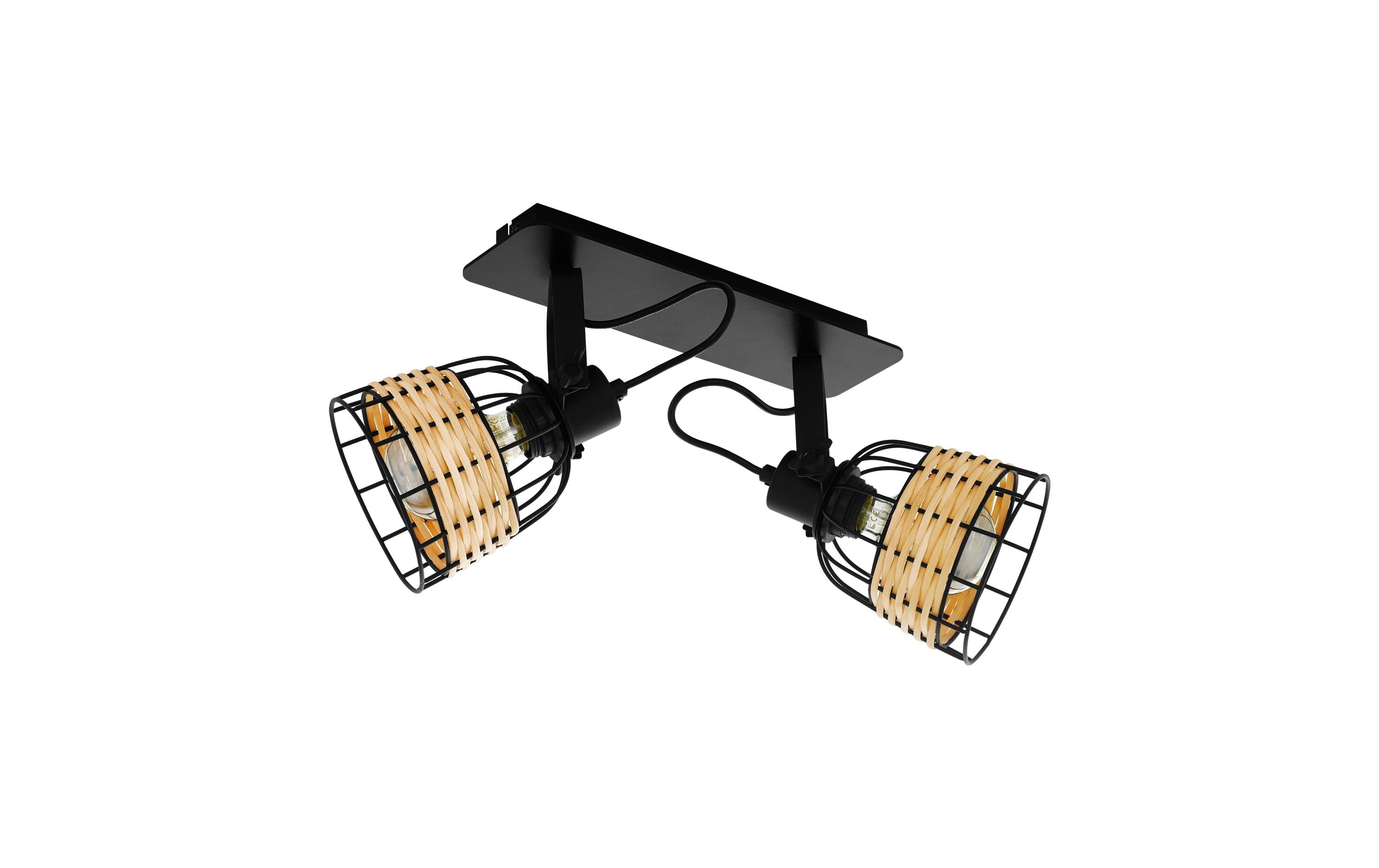 EGLO ANWICK 1 Spot schwarz/natur