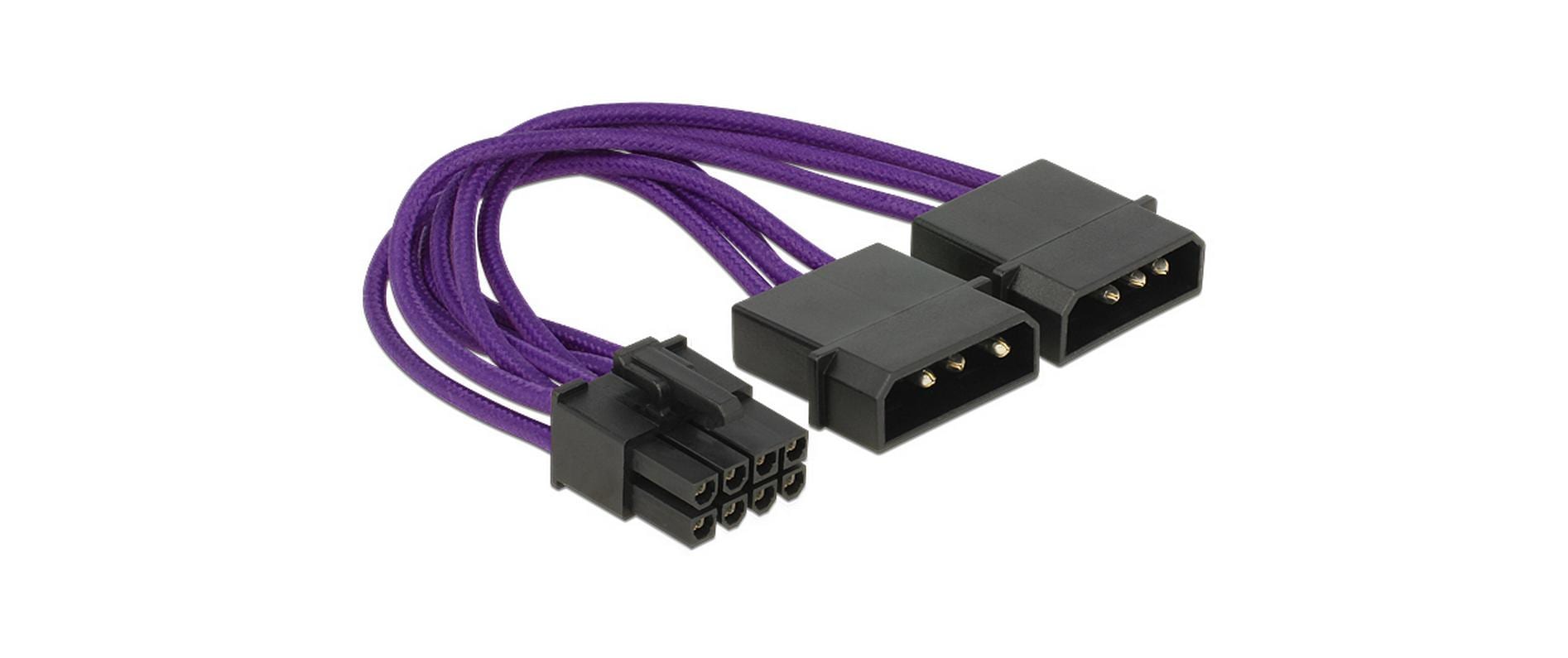 2xMolex 5.25 auf 8Pin für Grafikkarte