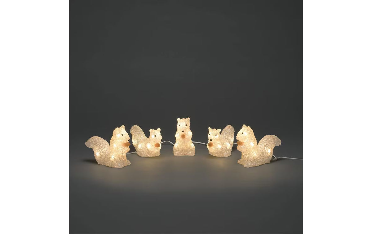 Konstsmide LED Figur Eichhörnchenl 5er Set