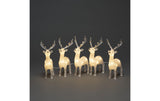 Konstsmide LED Figur Rentier 5er Set