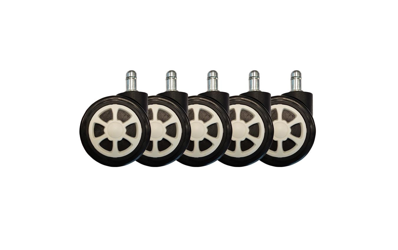 LC-POWER Gaming Stuhlrollen 5er Set.