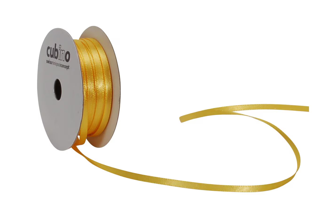 Spyk, Satinband 3 mm x 8 m, Gelb