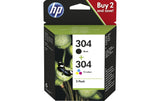 HP, Combopack Nr. 304 (Tinte 3JB05AE) C/M/Y