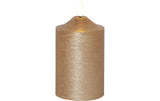 Star Trading LED Pillar Kerze Gold