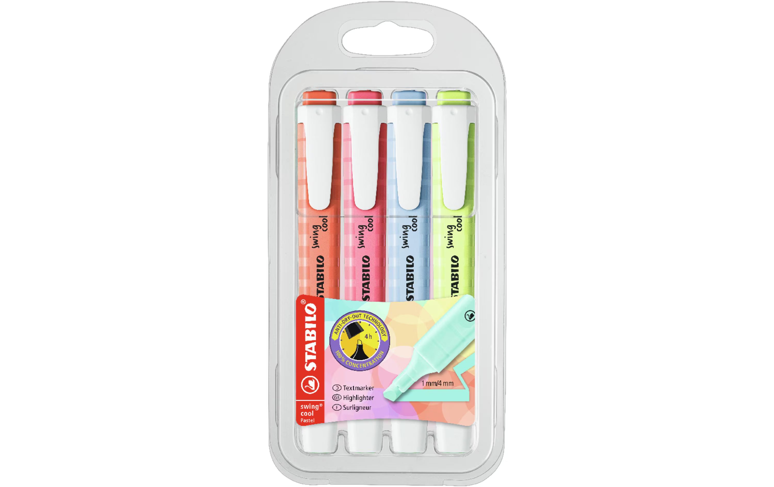 STABILO swing cool Pastell Textmarker