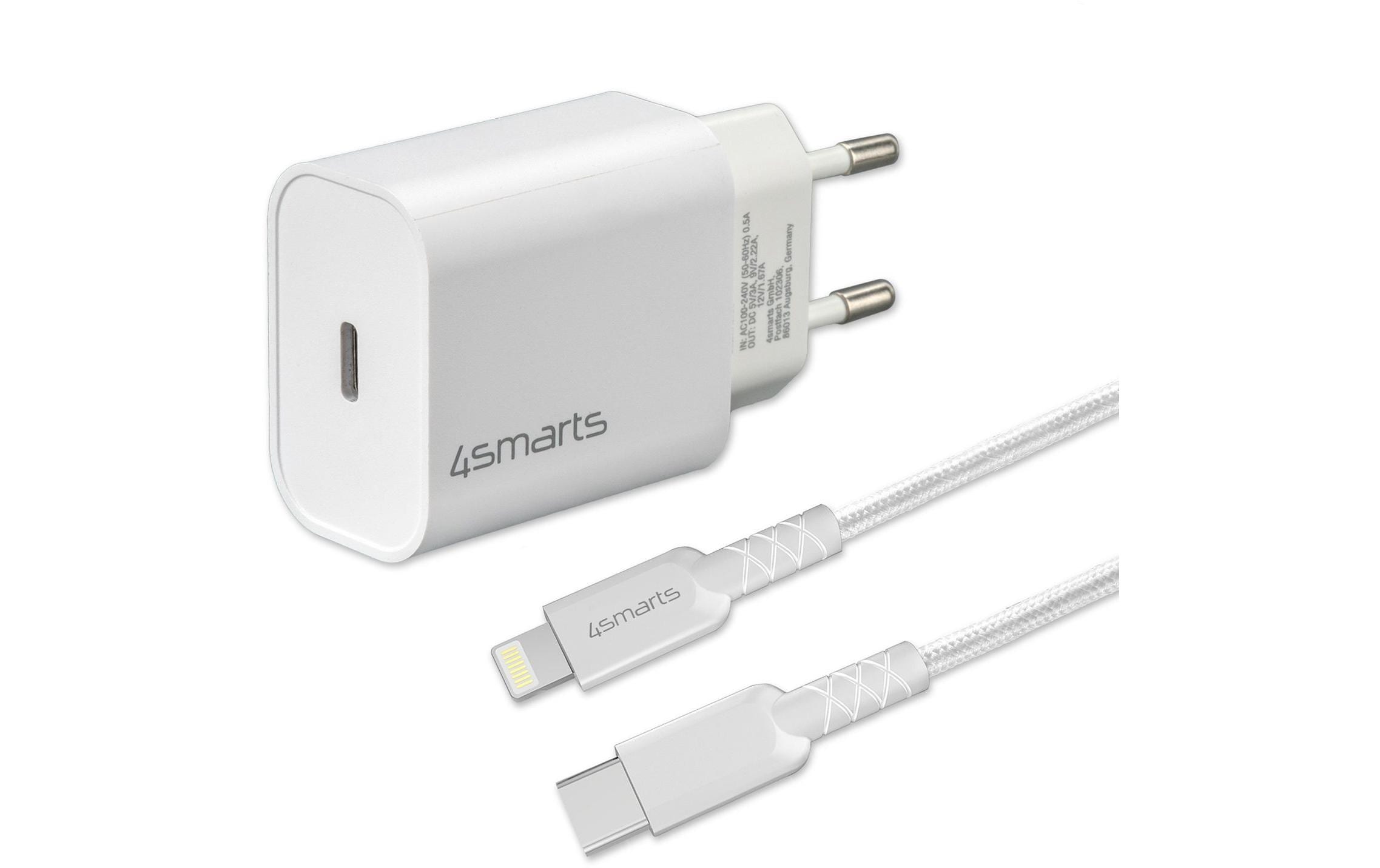 4SMARTS Wall Charger VoltPlug PD 20W+Kabel