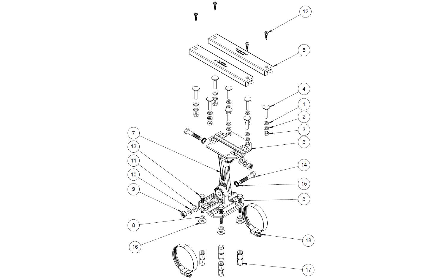 Aruba Antennenhalterung AP-ANT-MNT-5