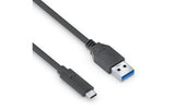 PureLink USB3.1 Gen2 USB-A-C, 50cm, Schwarz