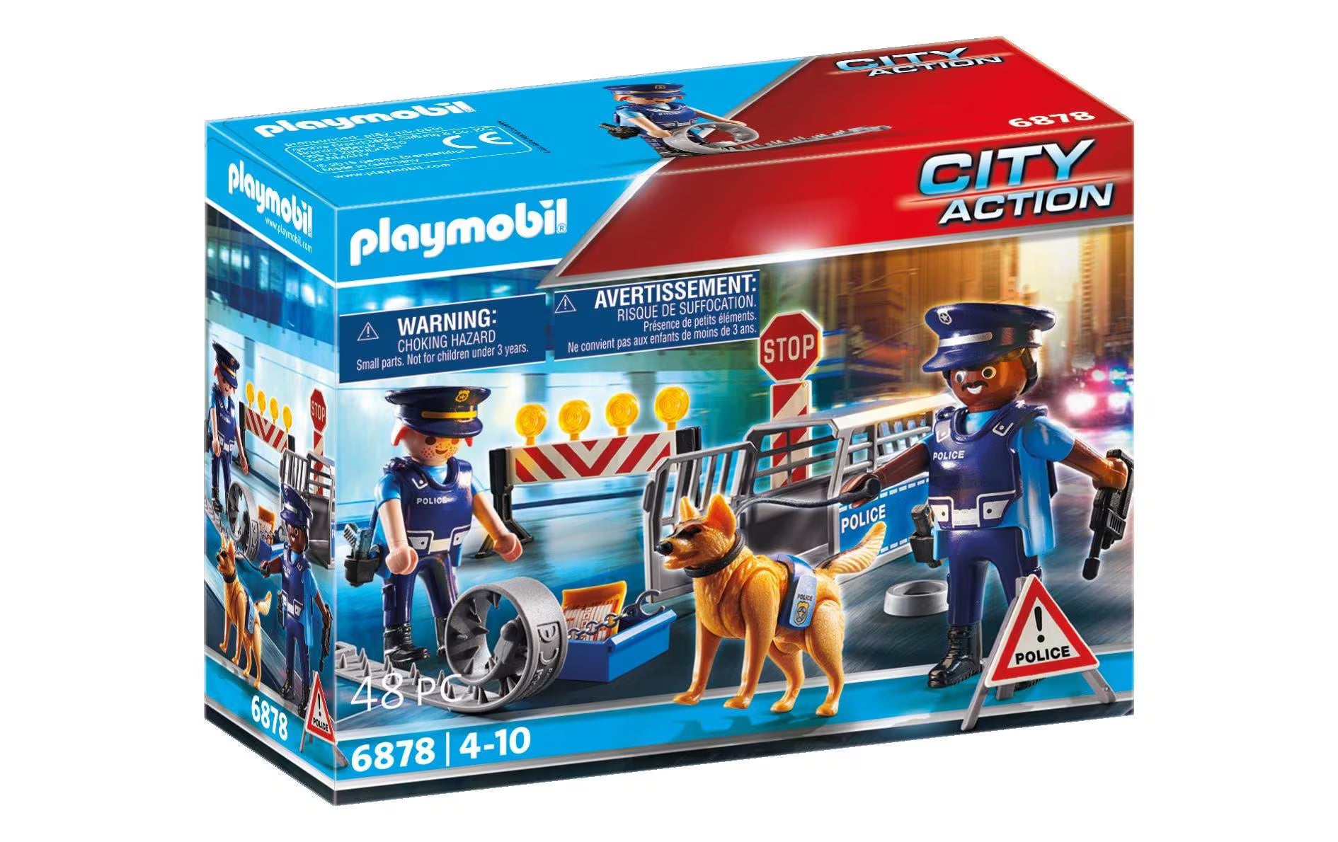 Playmobil CA Polizei-Strassensperre
