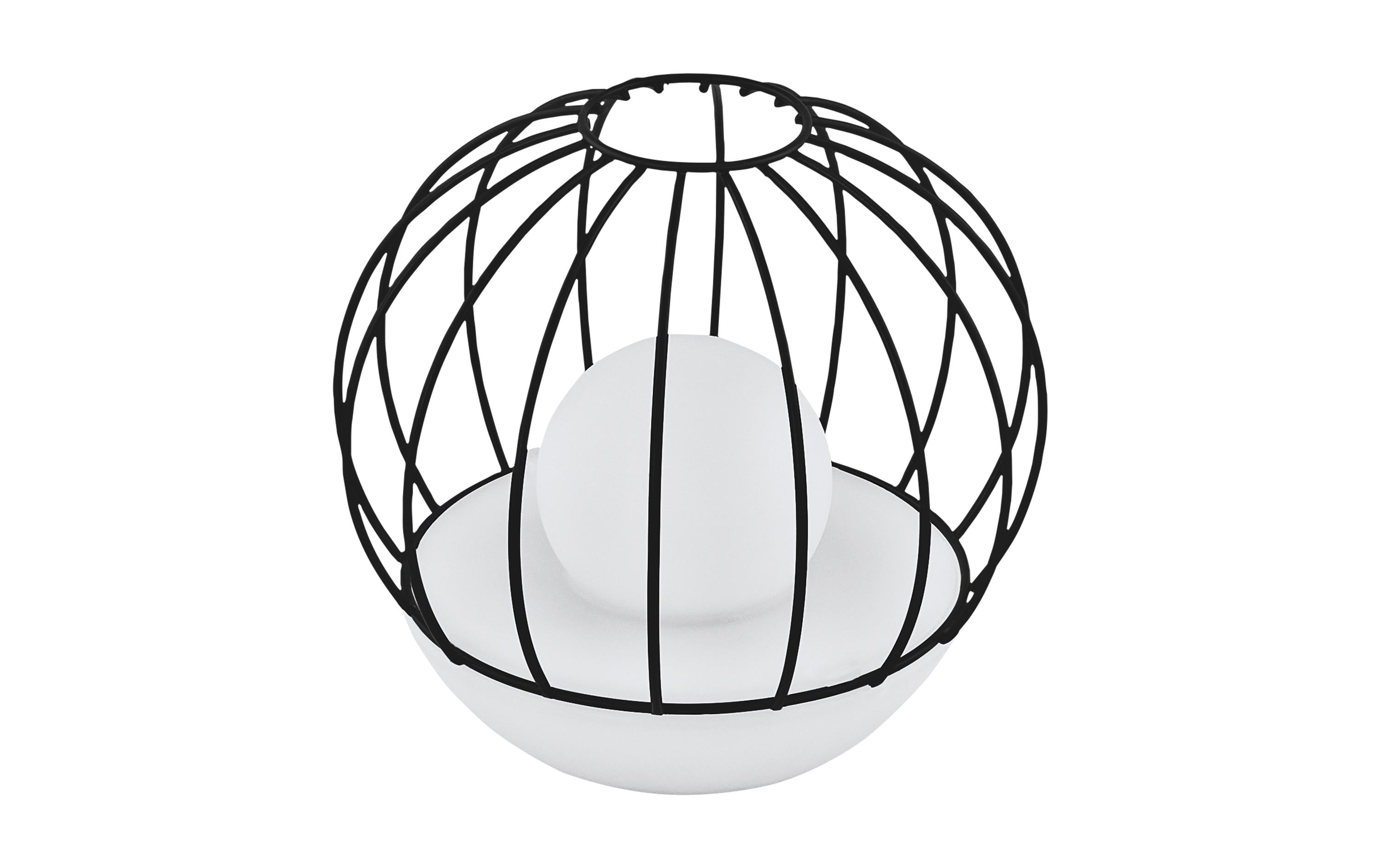 EGLO SOLAR Tischleuchte schwarz/weiss
