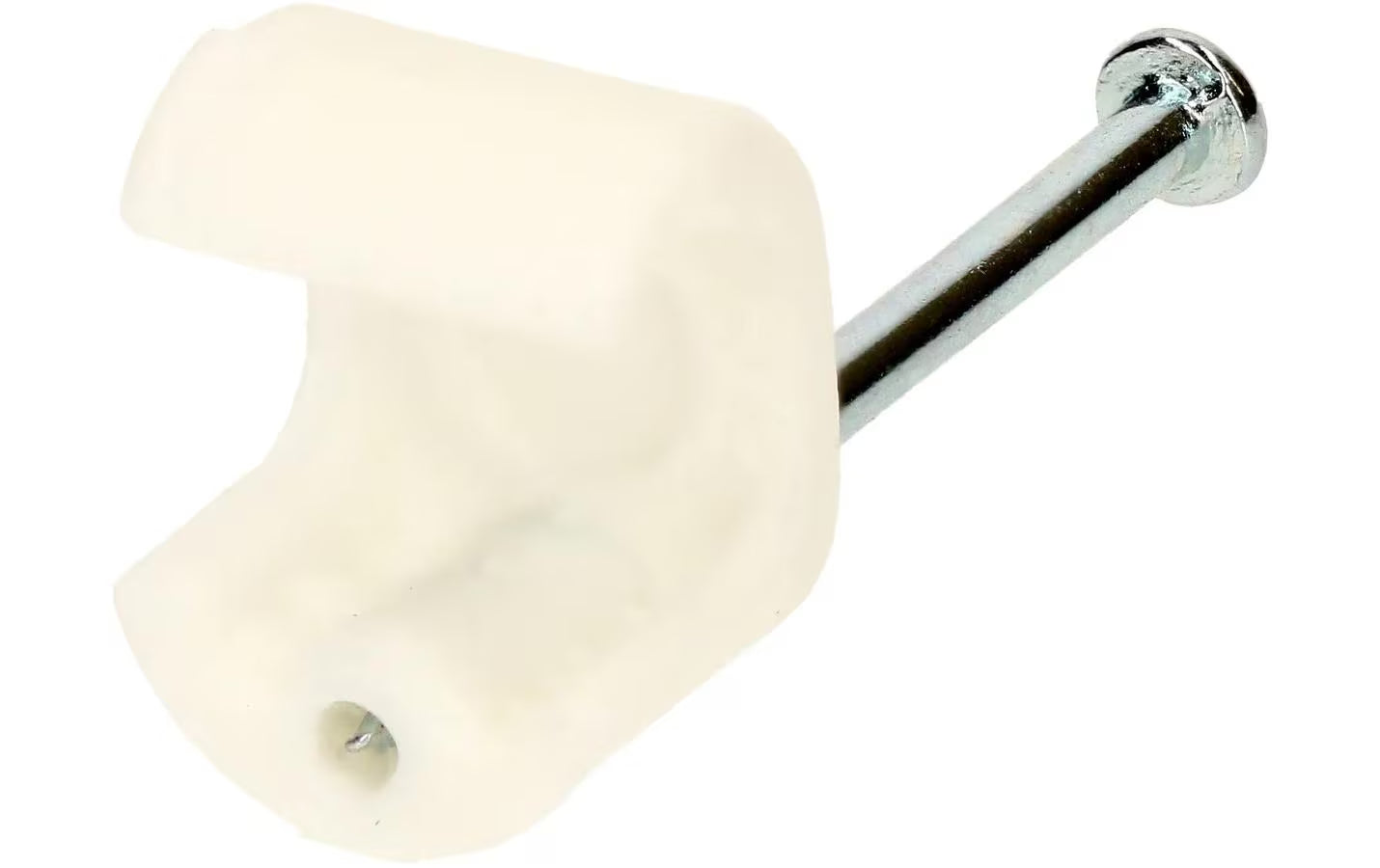 Nagelbride für Flachkabel 10-14mm, weiss