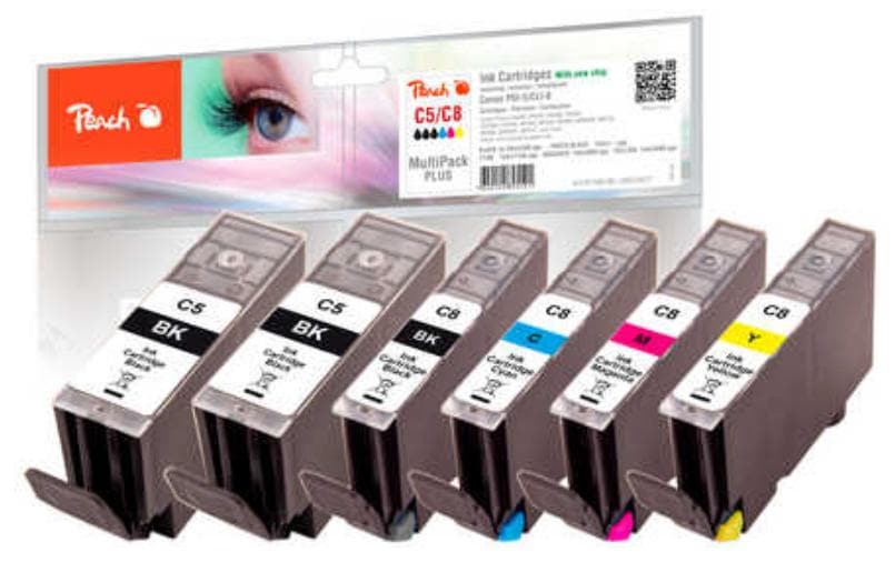 Peach Tinte Canon PGI-5 / CLI-8 Multi+
