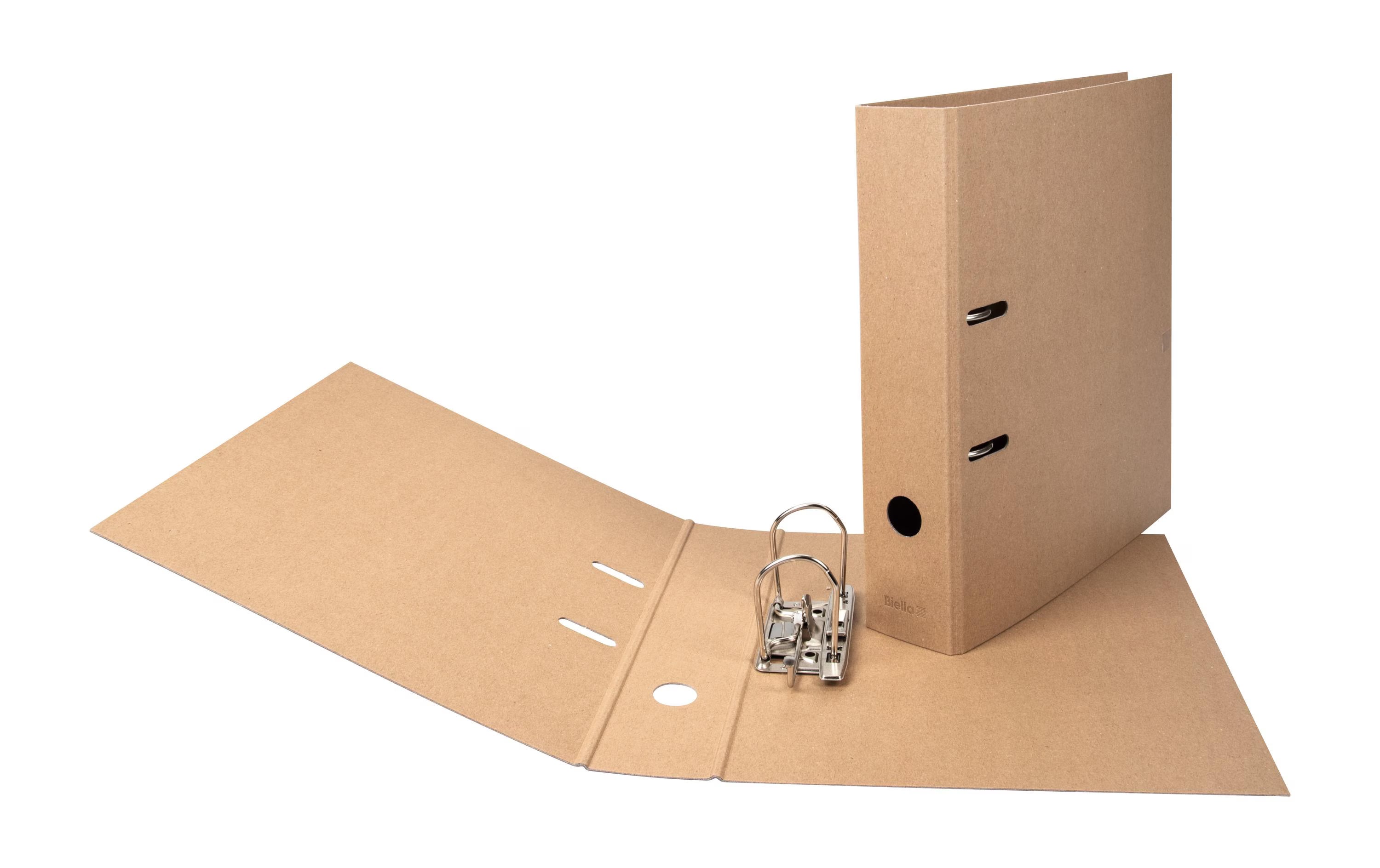 Biella, Ordner Minimal Design A4 7 cm, Brau