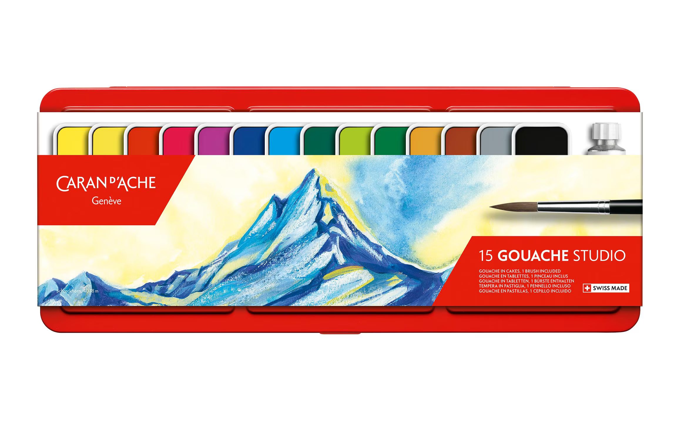 Caran d'Ache Gouache Studio Metallschachtel