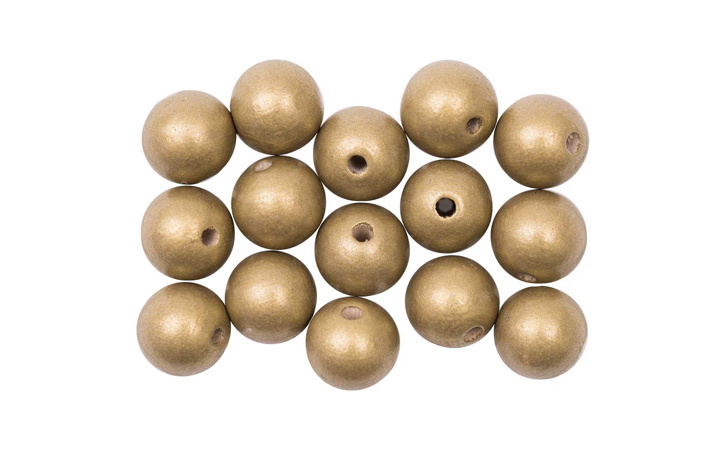 Rico Holzkugel, gold