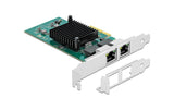 Delock PCI-Express-x4 Netzwerkkarte, 2x1GE