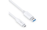 PureLink USB3.1 Gen1 USB-A-C, 50cm, Weiss