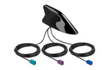 Delock LTE/GSM/GPS/WLAN 3in1 Autodach Ant.