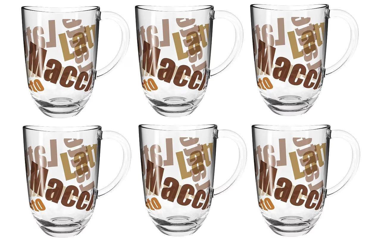 Leonardo Latte Macchiato Glas Napoli 380ml
