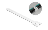 Delock, Klettkabelbinder Weiss 150 mm x 12