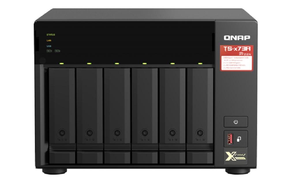 QNAP NAS TS-673A-8G, 6-bay