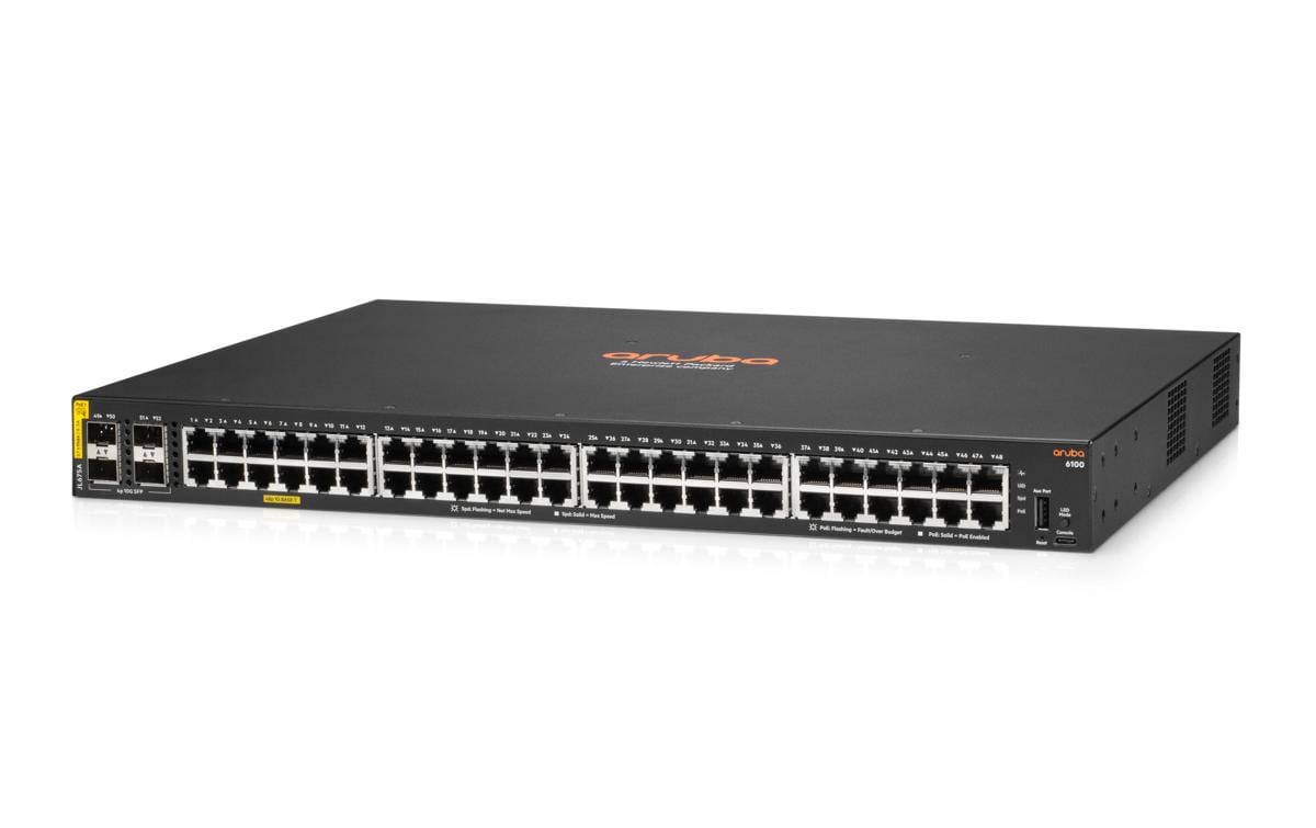 HPE Aruba CX 6100 48G PoE+