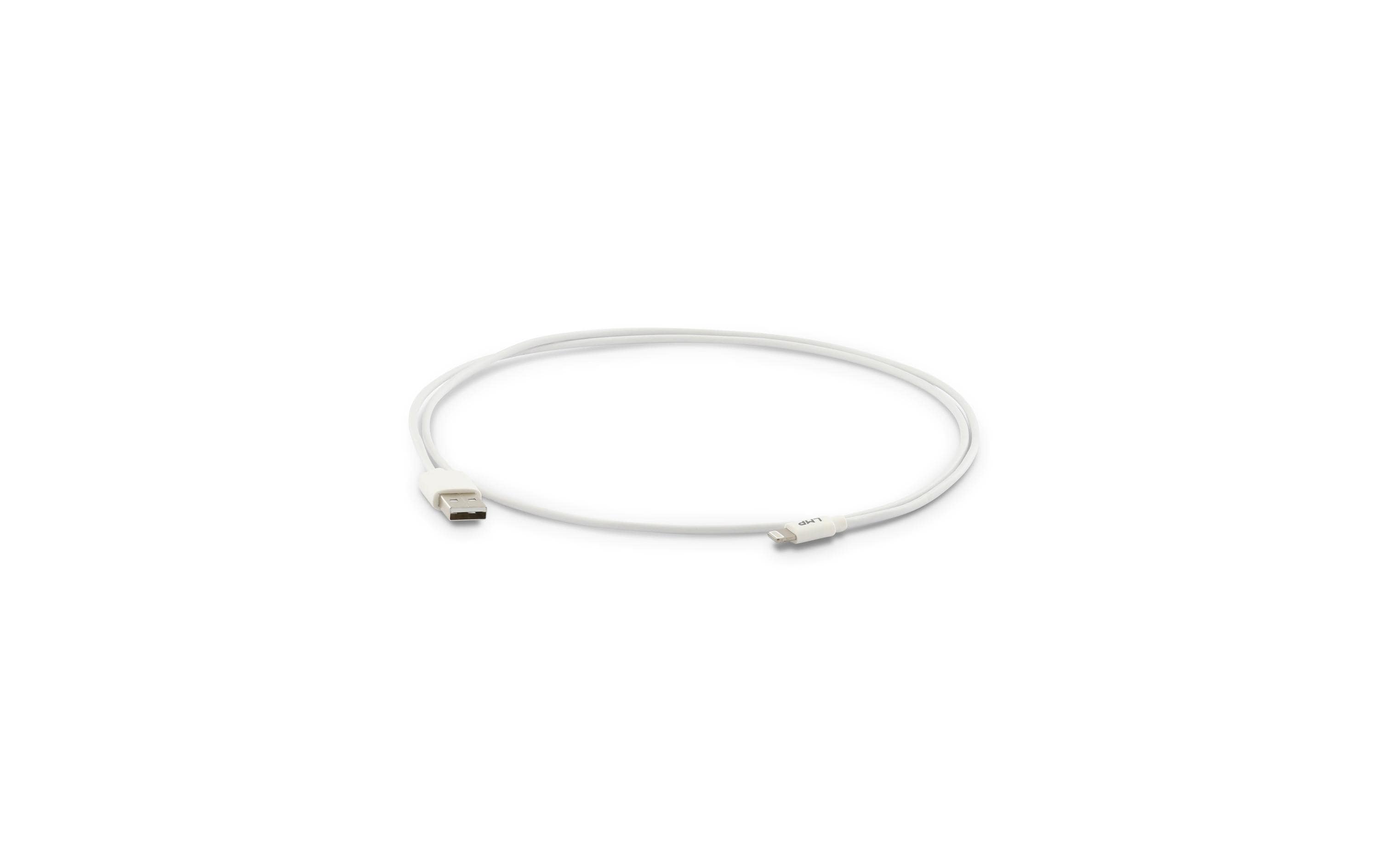 LMP USB2.0 A-Lightning Kabel, 1m, weiss