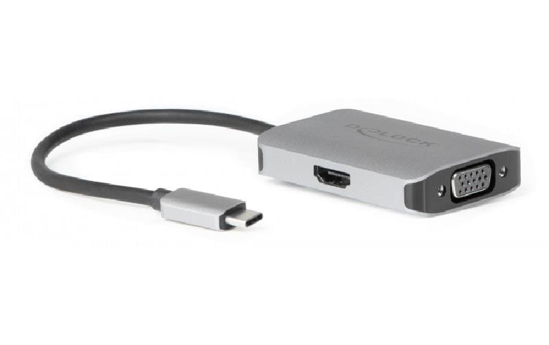 Monitor Splitter USB Typ-Czu HDMI/VGA