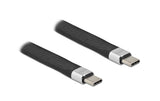Delock USB2.0 Flachbandkabel, C-C, E-Marker