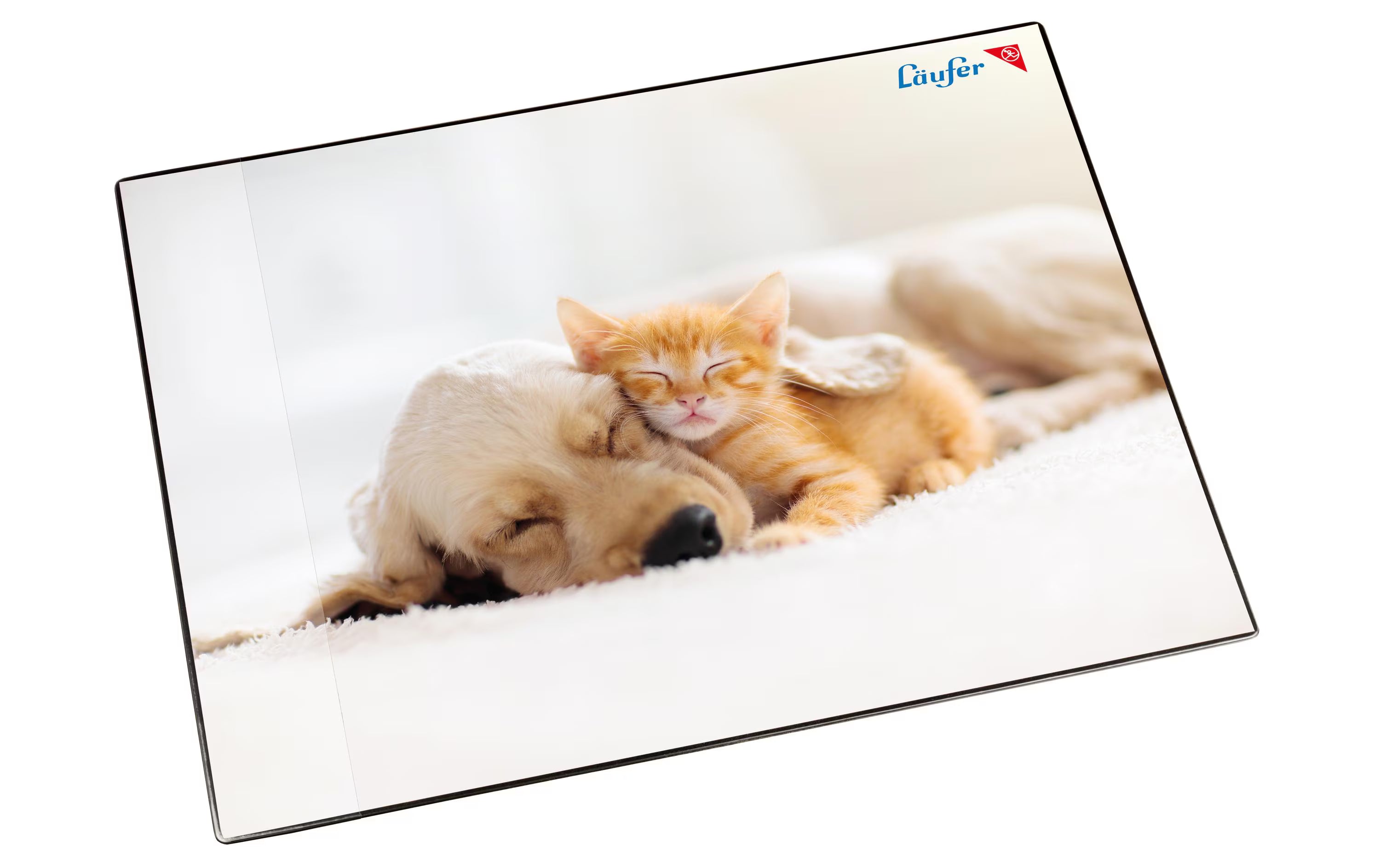 Läufer Schreibunterlage Hund und Katze