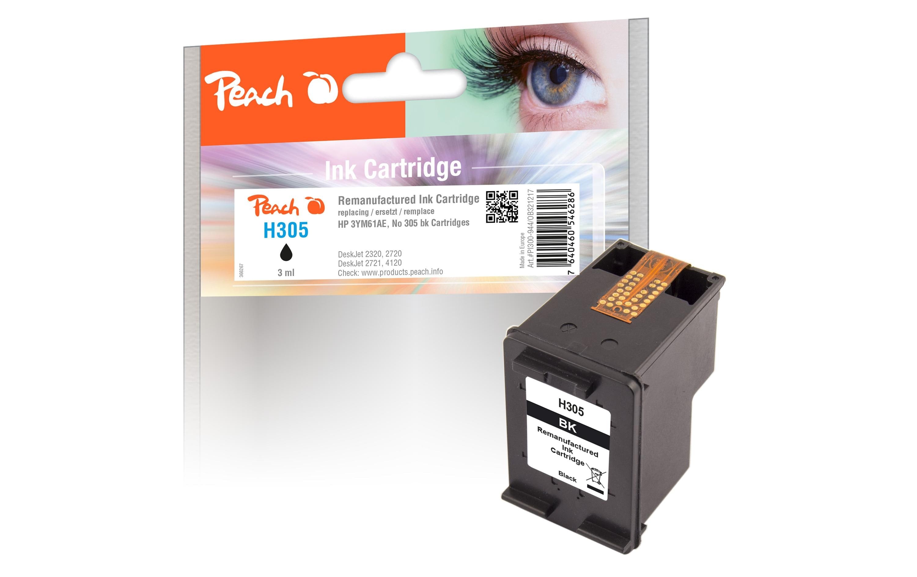 Peach Tinte HP Nr. 305 / 3YM61AE