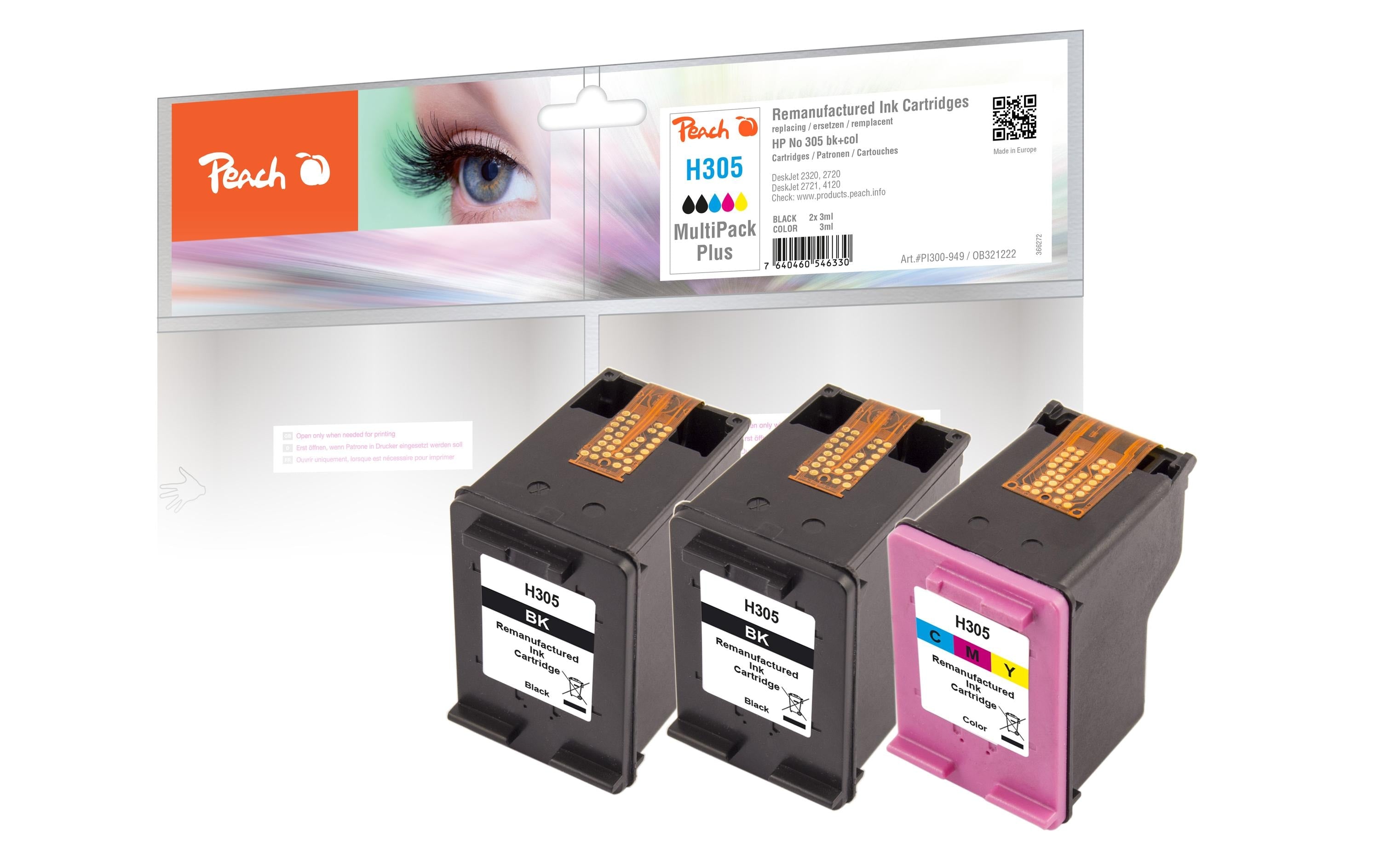 Peach Tinte HP Nr. 305 / 3YM60-1AE