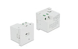 Delock Easy 45 USB Ladeportmodul, weiss